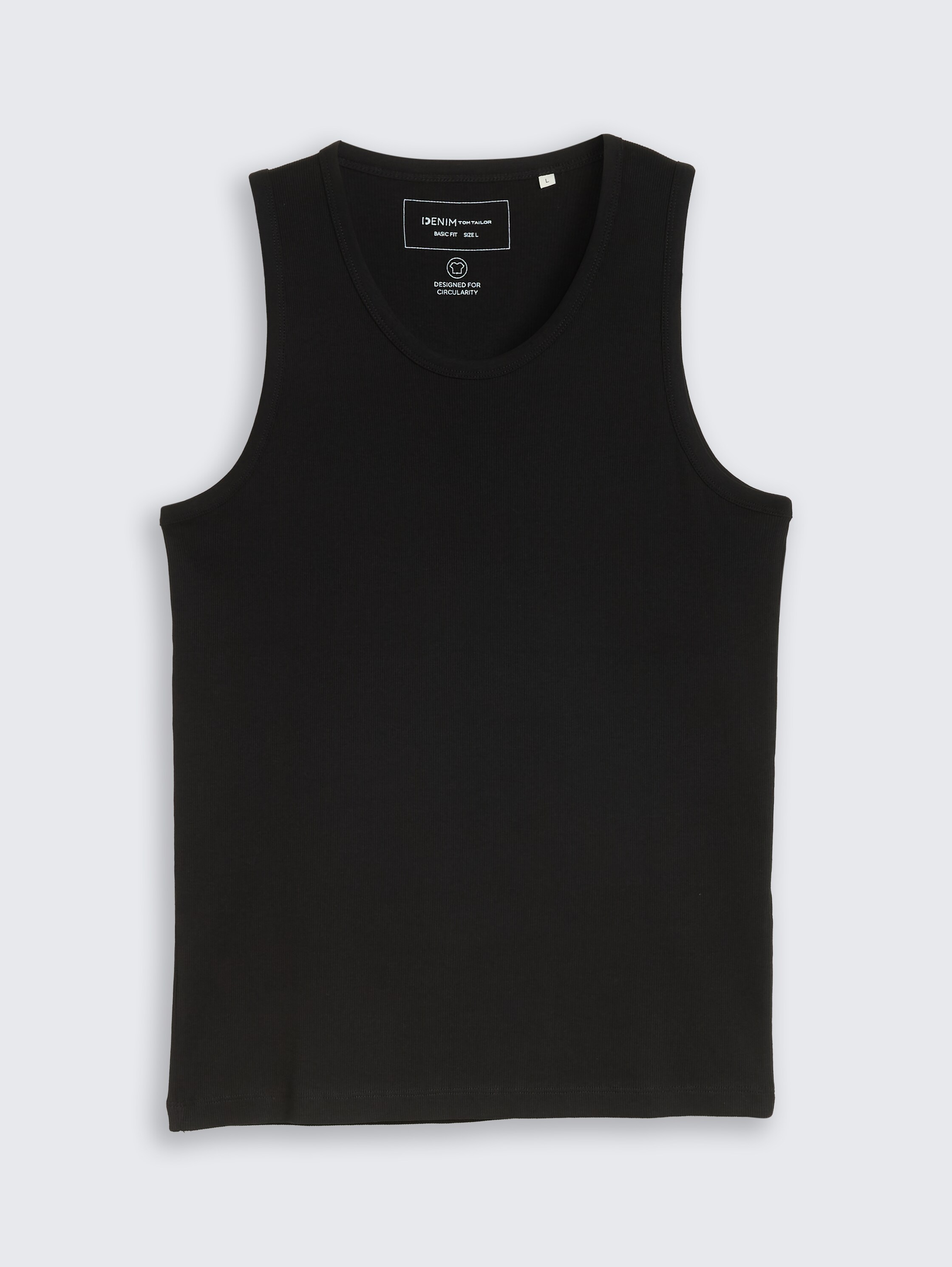 Basic Ripp Tanktop - black - 