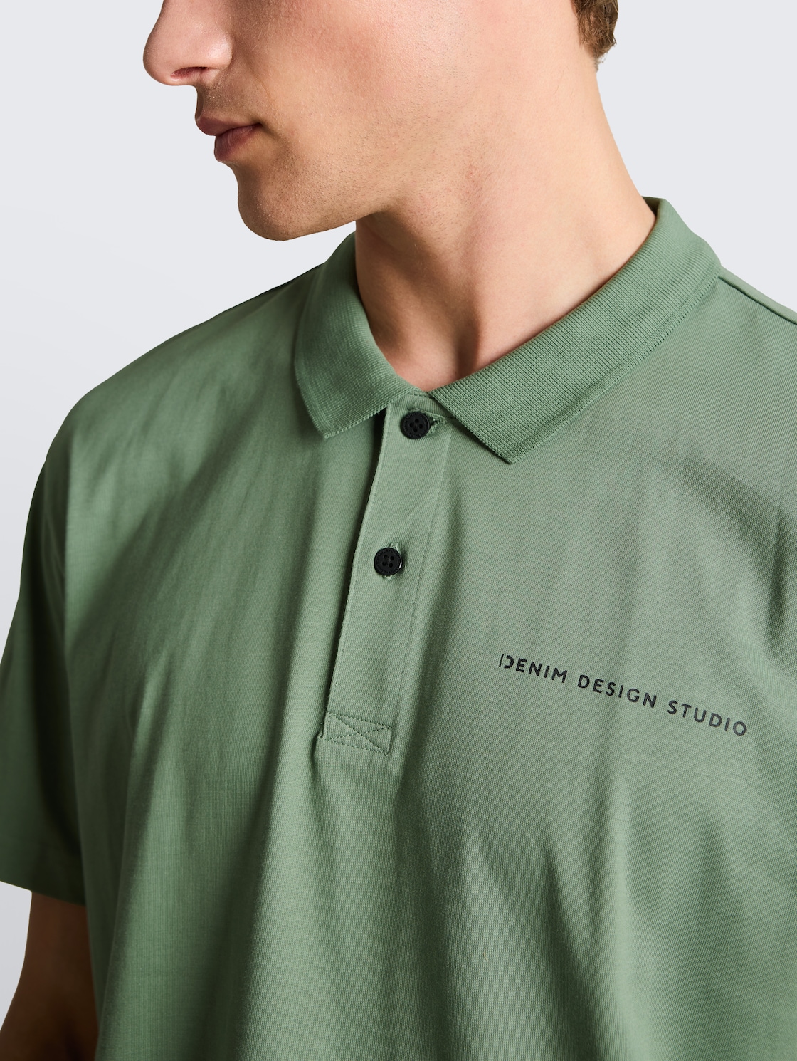 Relaxed Fit Poloshirt aus Baumwolle - Sea Spray