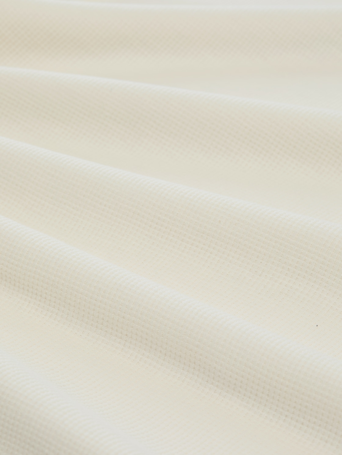 Relaxed Fit Resort Poloshirt mit Waffelstruktur - Wool White