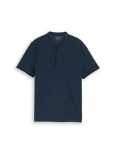 Nicht ausgewählt, Piqué Poloshirt mit Stehkragen von , blau