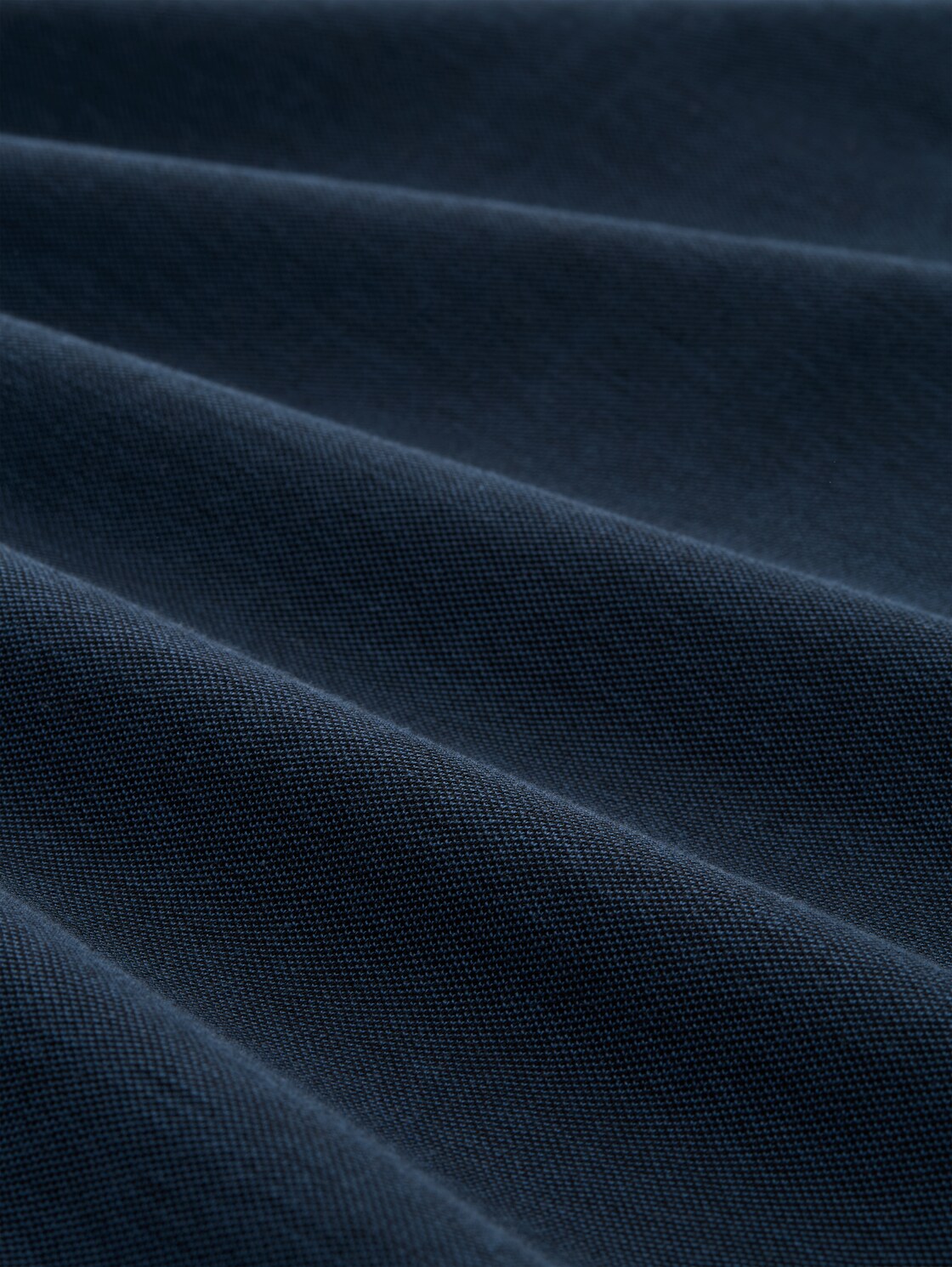 Piqué Poloshirt mit Stehkragen - blue black two tone pique