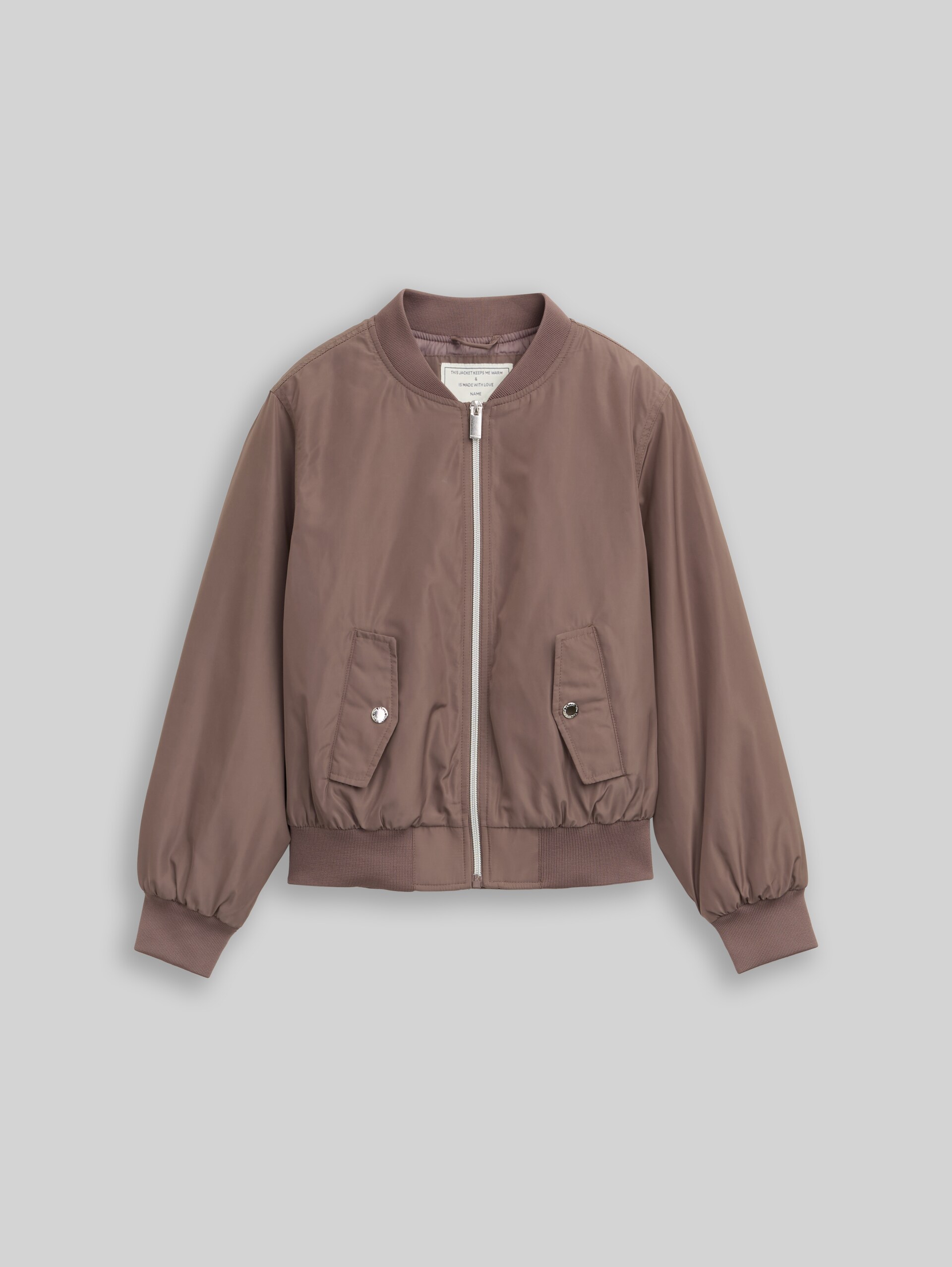 Bomber jacket with water-repellent function - rusty brown - Front product view