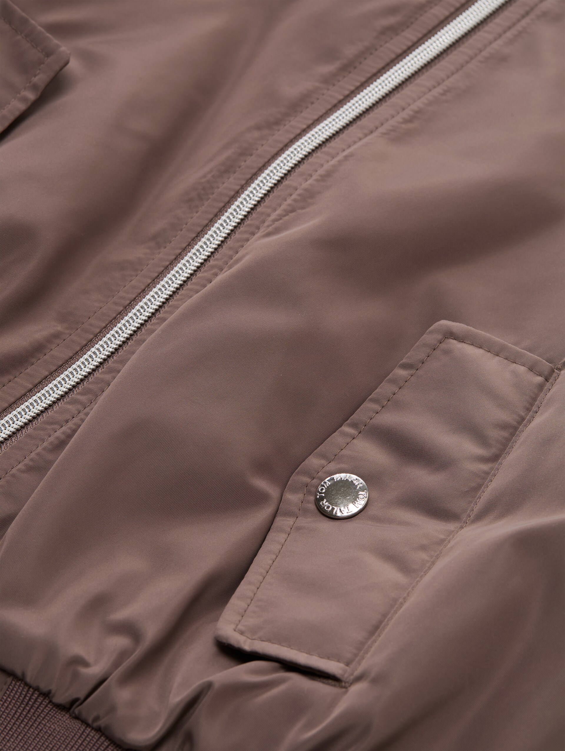 Bomber jacket with water-repellent function - rusty brown - Detail model view