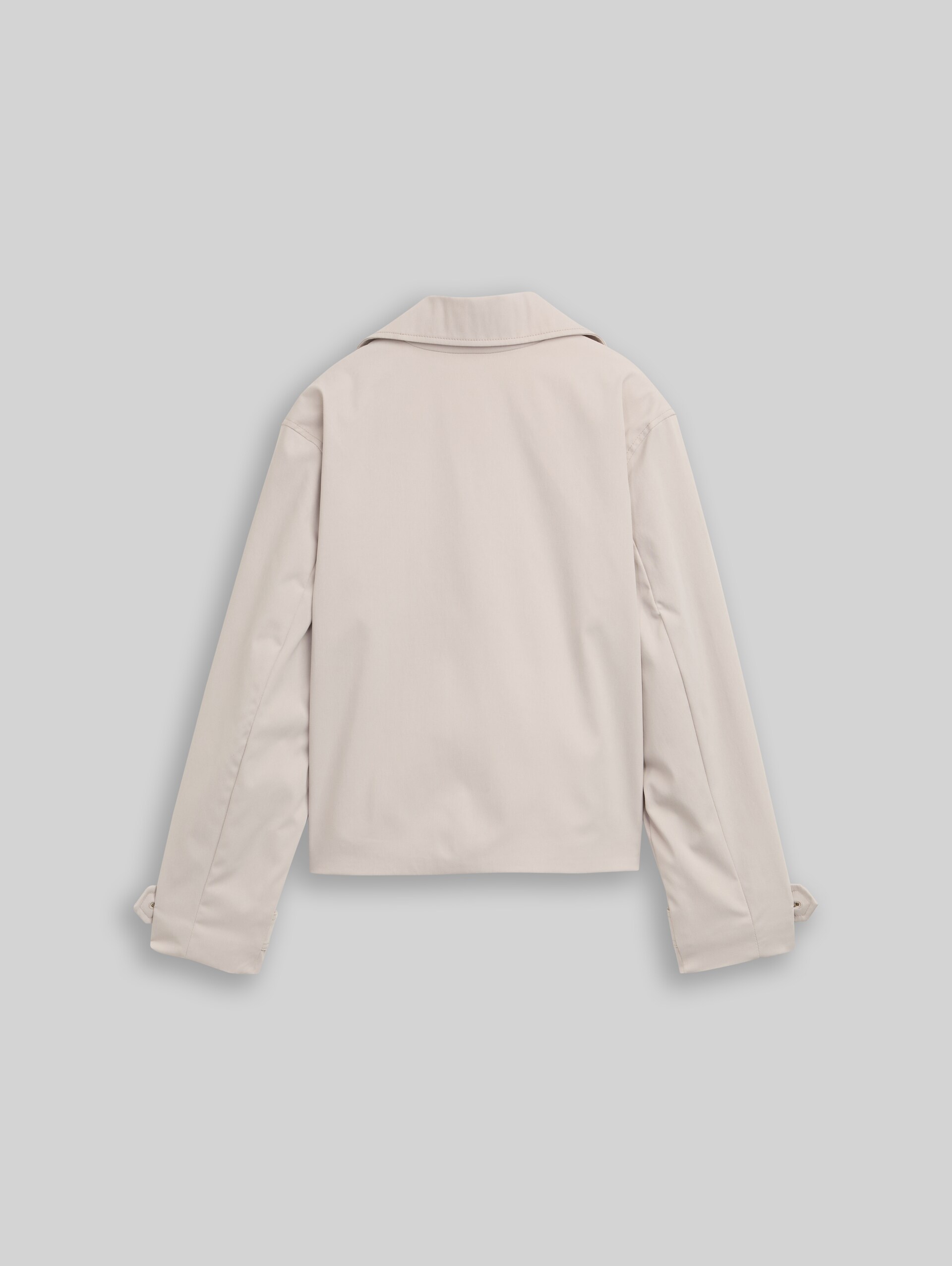 Trench coat with water-repellent function - cloud grey