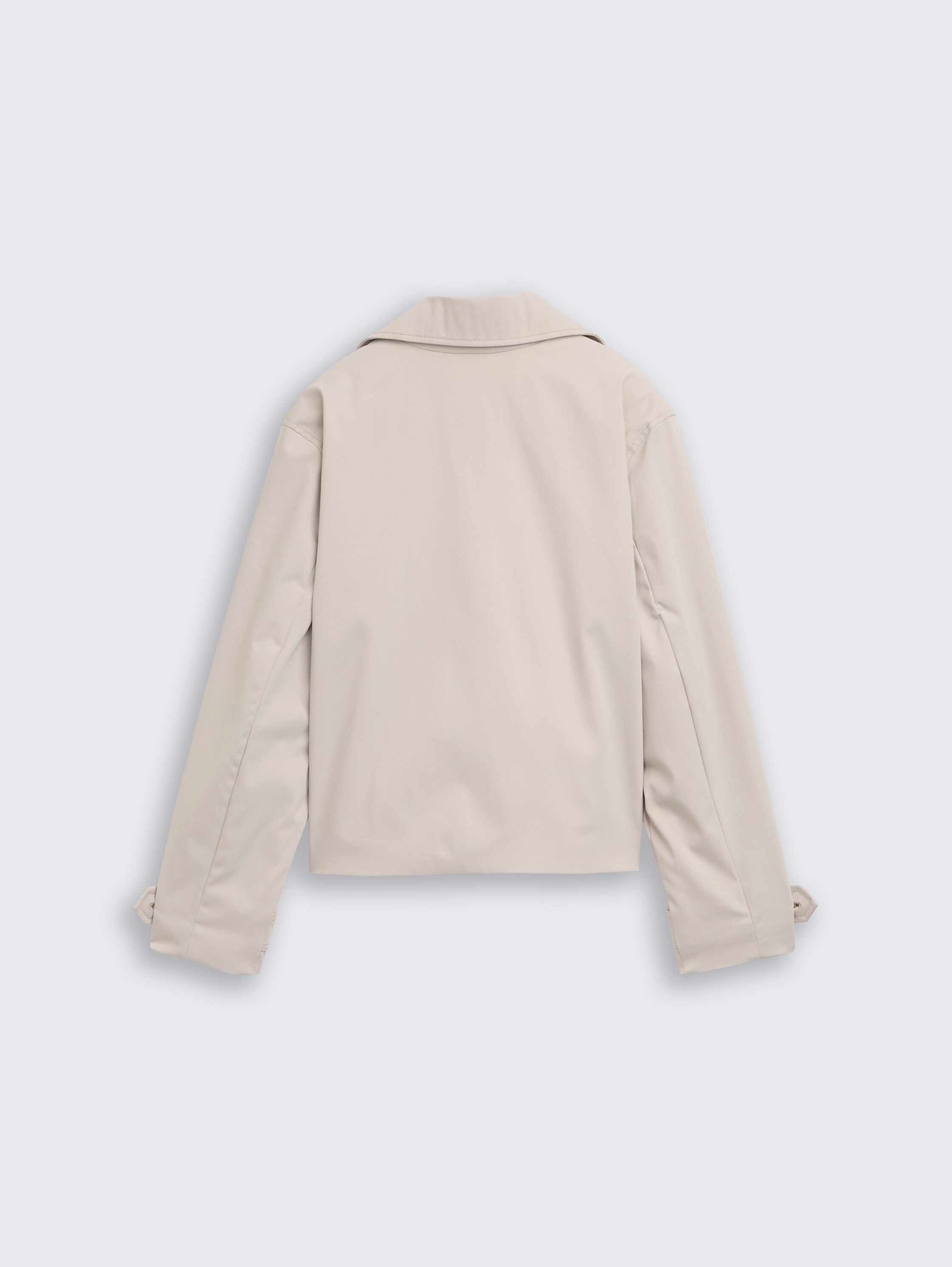 Trench coat with water-repellent function - cloud grey