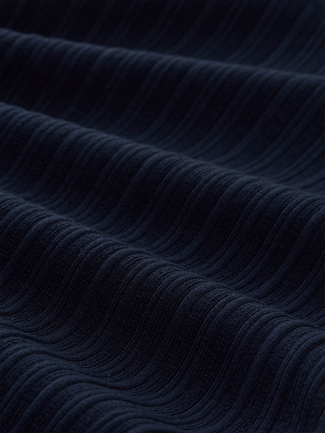 Tight fit knitted jumper with ribbed texture - sky captain blue - Material view