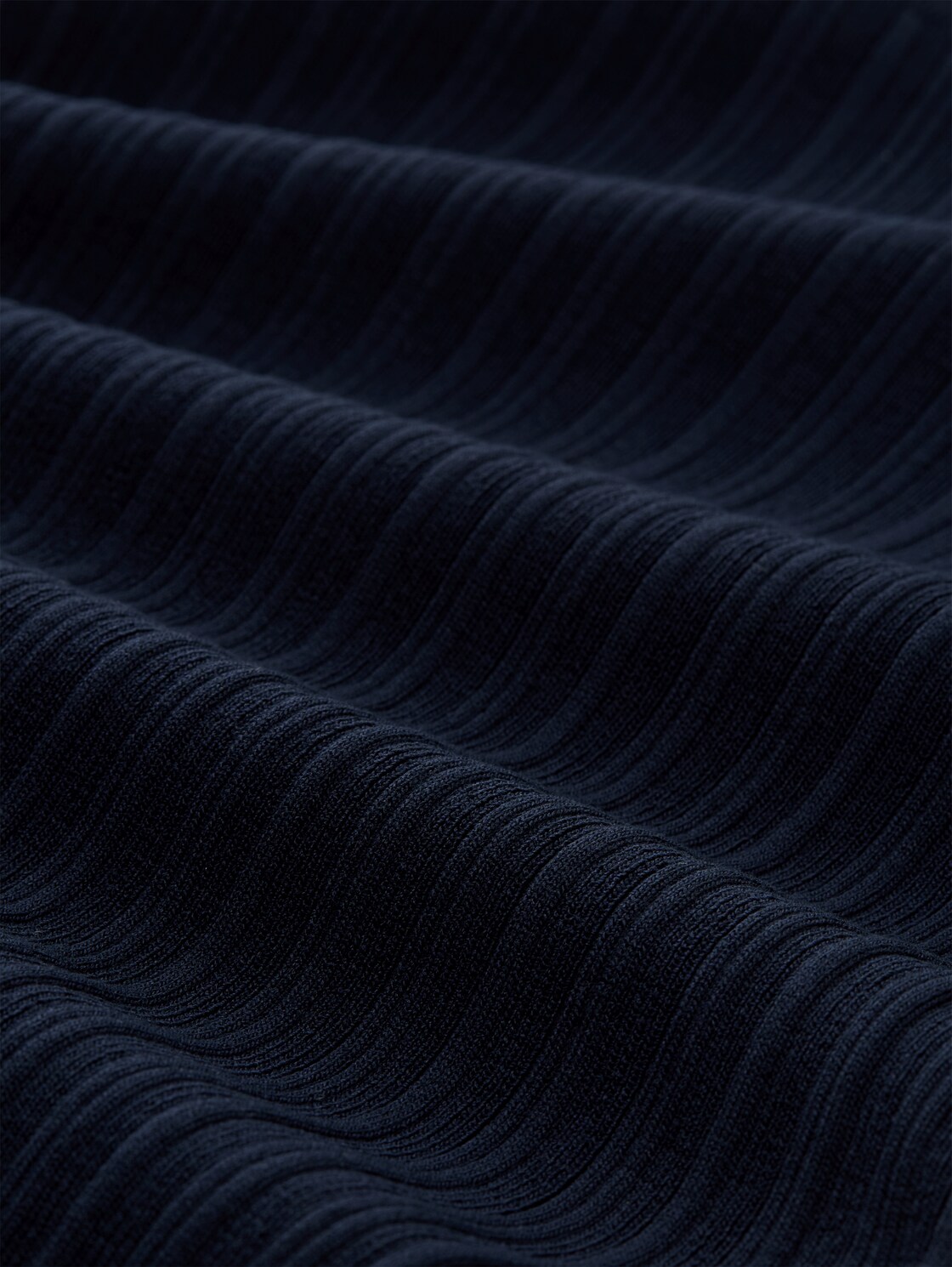 Cardigan mit Rippstruktur - sky captain blue - Material-Ansicht