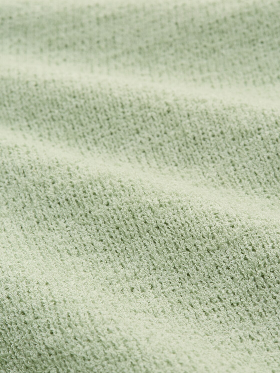 Relaxed Fit Strickpullover mit U-Boot-Ausschnitt - light matcha green - Material-Ansicht