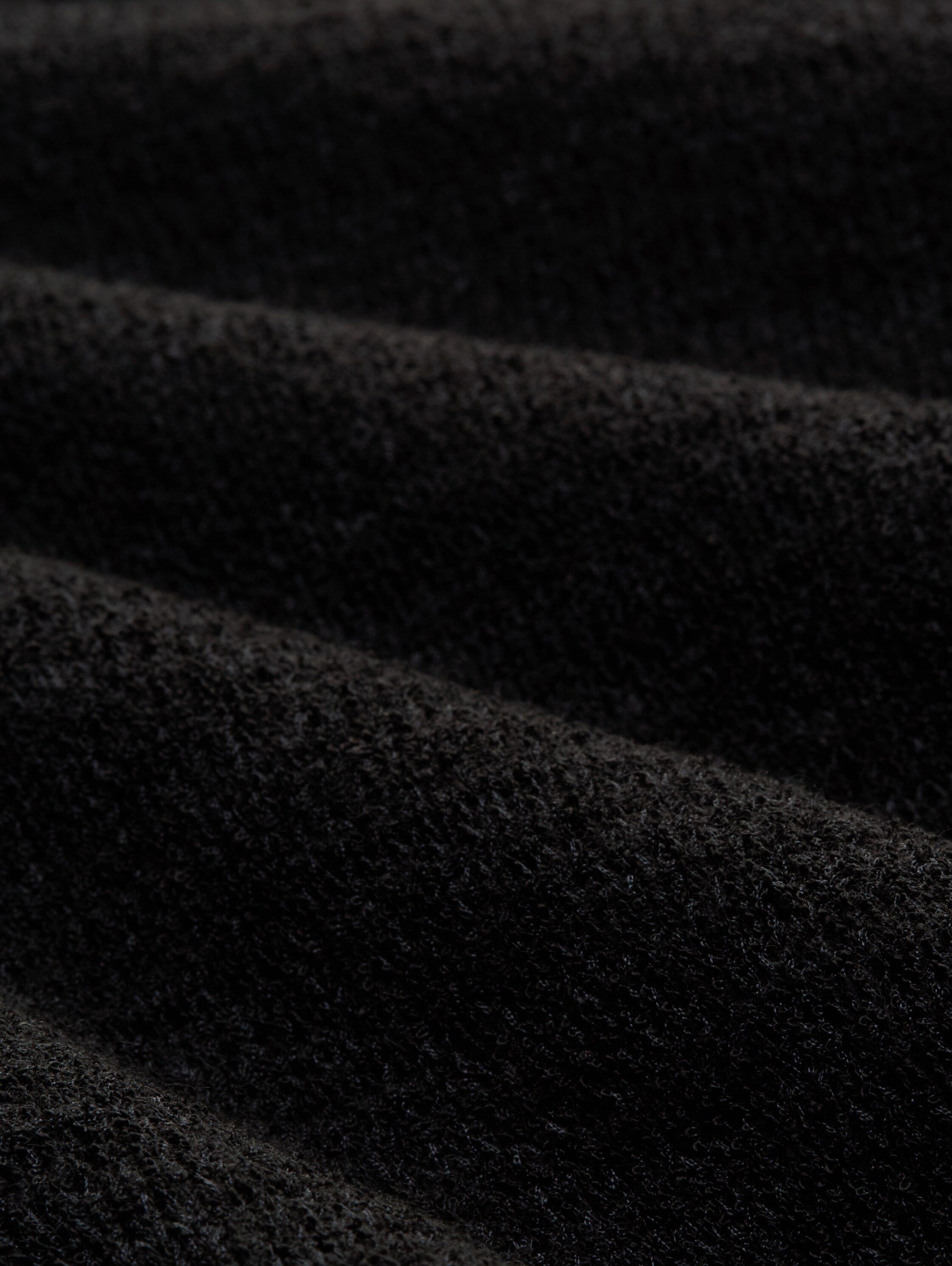 Vest met V-hals - deep_black_1 - 