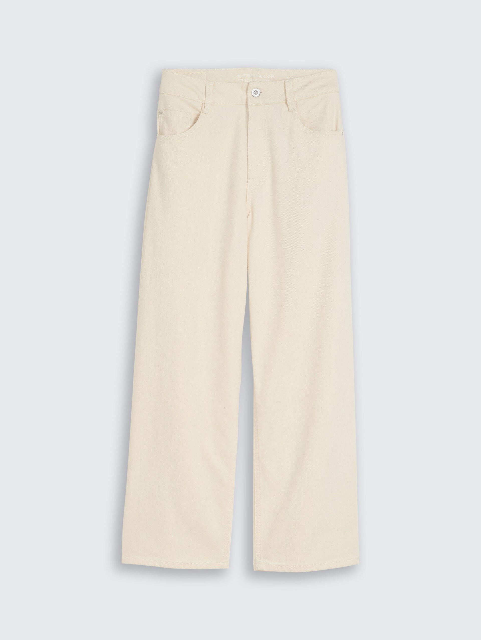 TTNELMA CULOTTE Jeans - raw offwhite denim - Vorder-Produkt-Ansicht