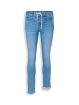 Ausgewählt, TTMAYA TAPERED Stretch Jeans mit Kordelzug von Tom Tailor, blau