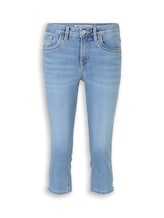Ausgewählt, TTLENE SLIM Capri Jeans mit hohem Stretch von Tom Tailor, blau