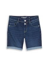 Nicht ausgewählt, TTLENE SLIM Bermuda Jeans Shorts mit hohem Stretch von Tom Tailor, blau