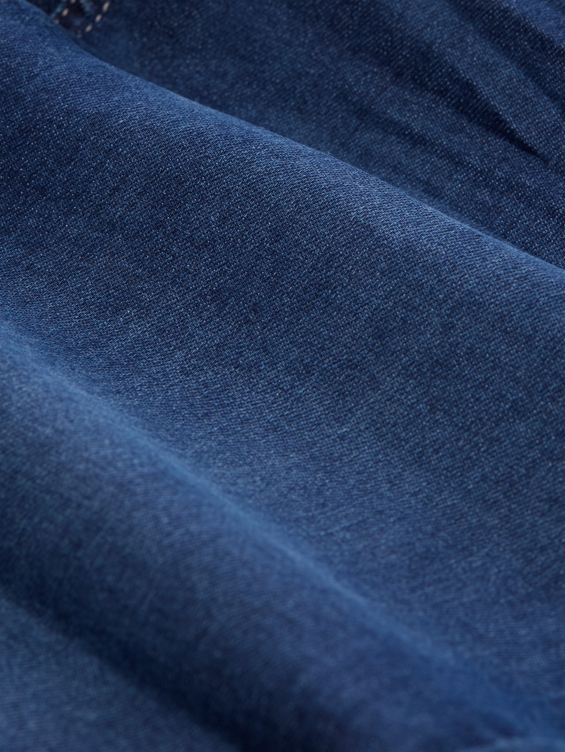 TTLENE SLIM Bermuda-jeansshort met veel stretch - Used Dark Stone Blue Denim - Materiaalweergave