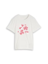 Nicht ausgewählt, T-Shirt mit Print von Tom Tailor, weiß