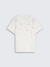 Tee shirt avec imprimé - Soft Clear White - Vue de face du produit