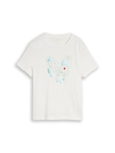 Niet geselecteerd, T-shirt met print door Tom Tailor, wit