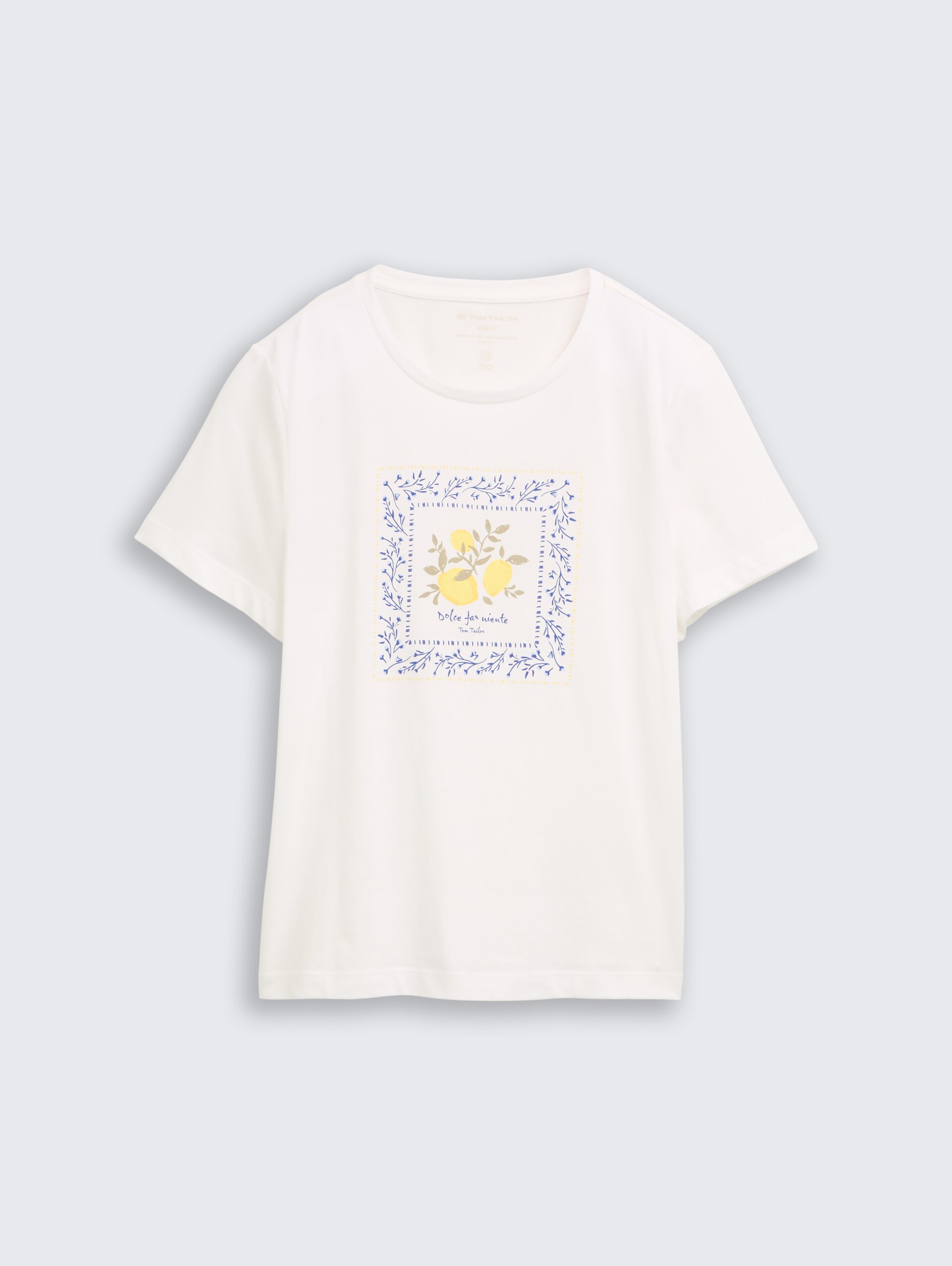 T-shirt met print - off white - Product vooraanzicht