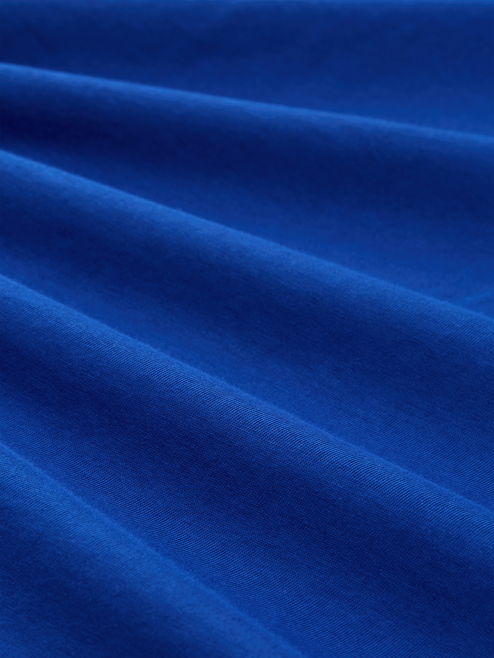 T-shirt met print - shiny royal blue - Materiaalweergave
