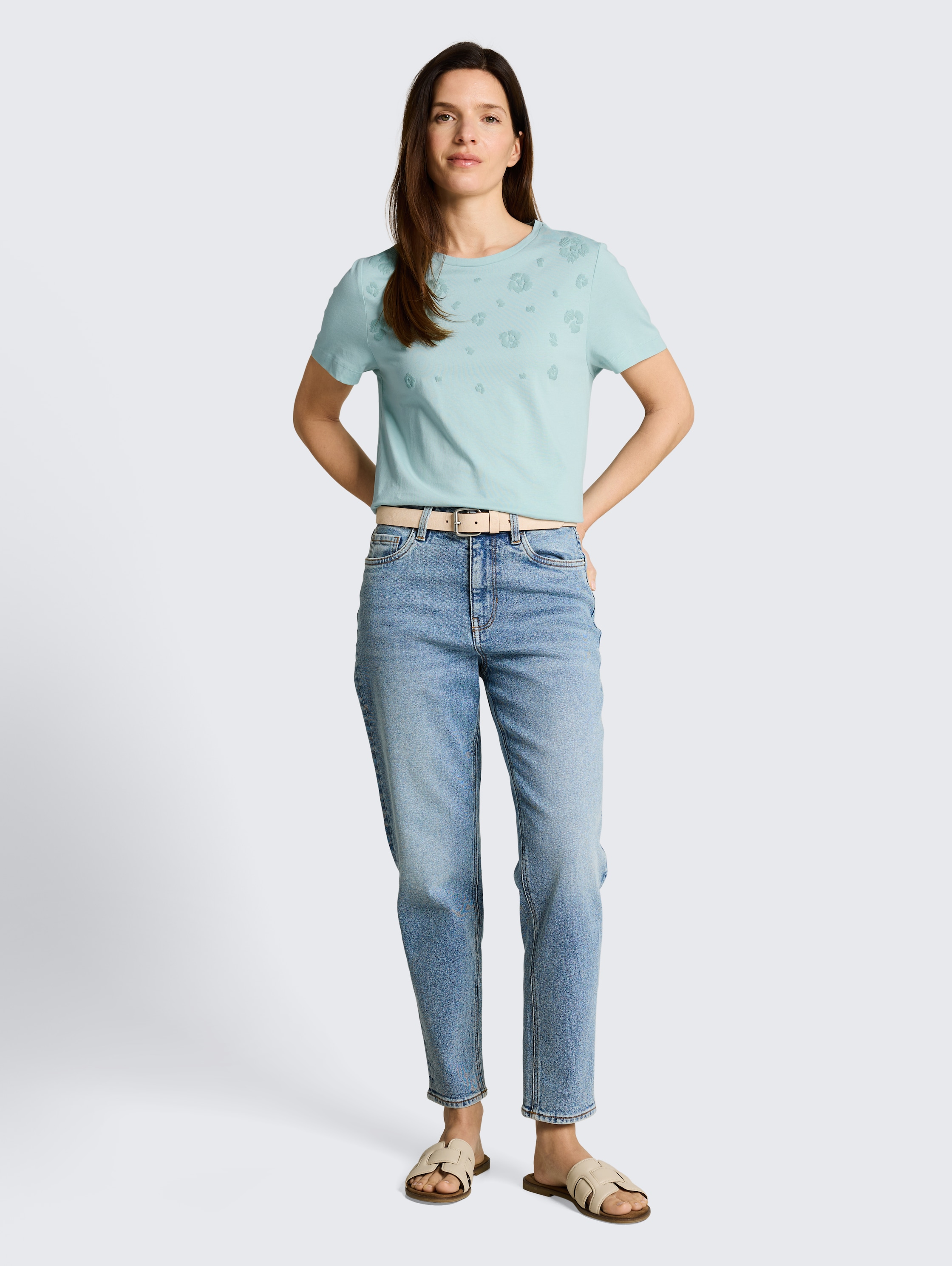 T-shirt met print - blue_haze - 