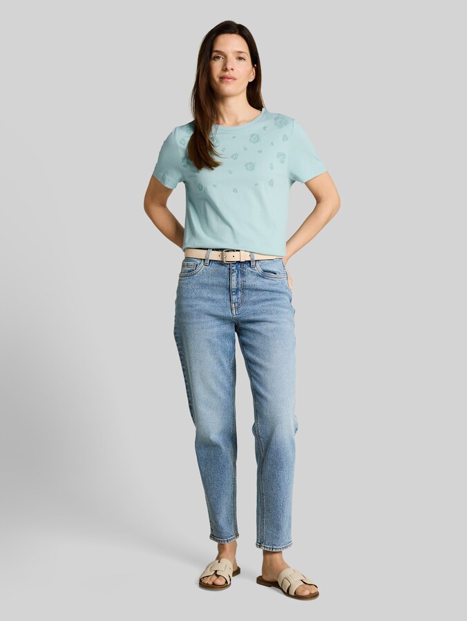 T-Shirt mit Print von Women, blue haze