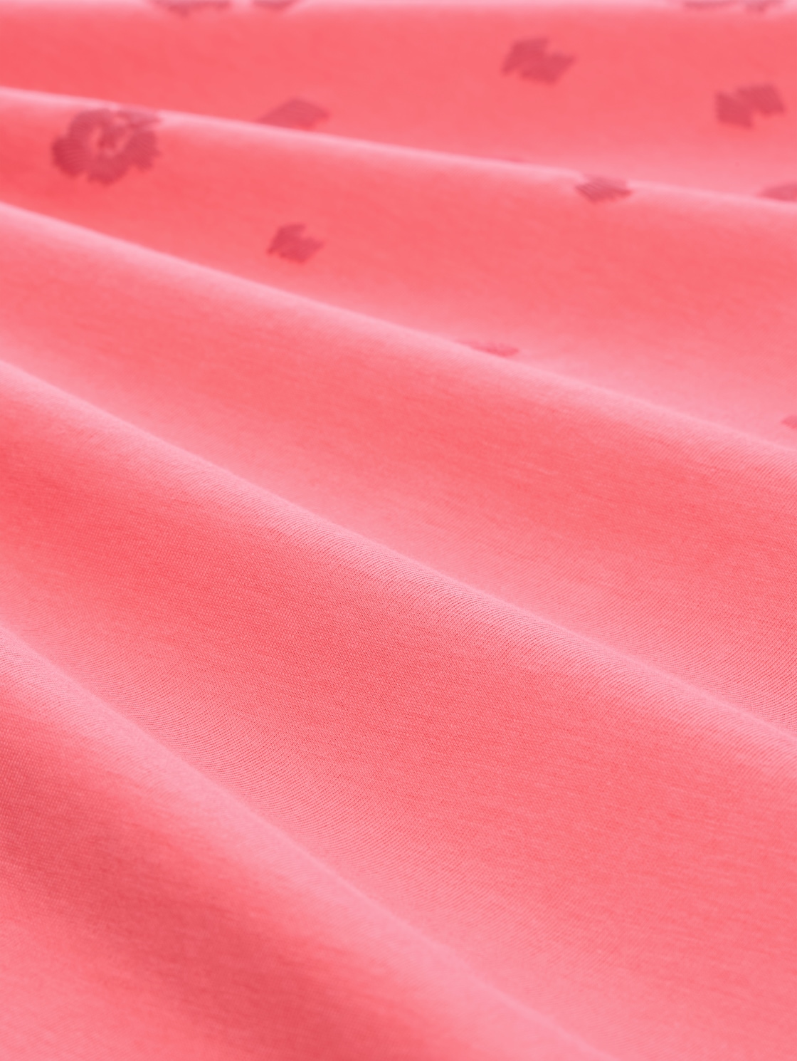 T-Shirt mit Print - soft coral pink - Material-Ansicht