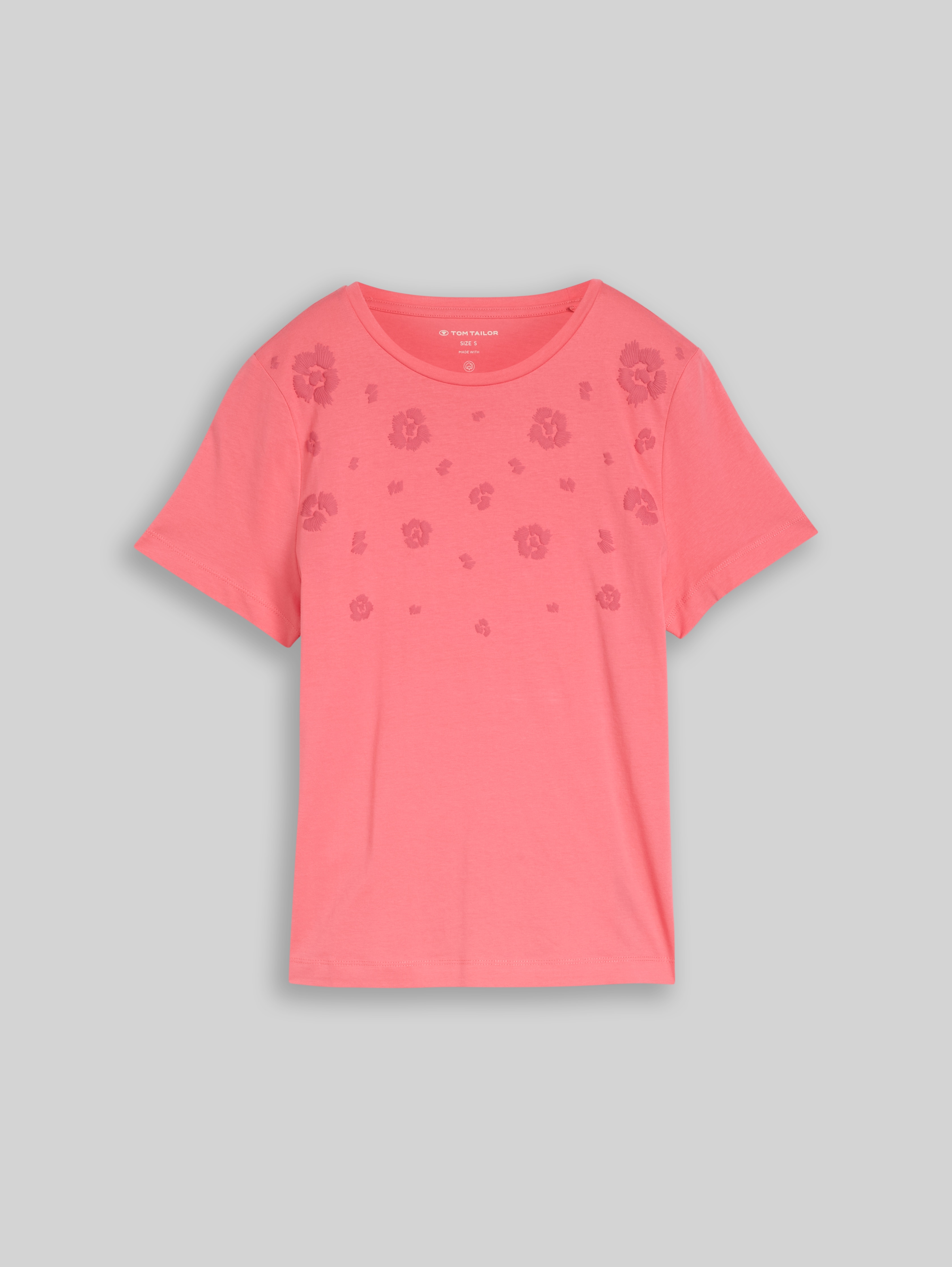 Printed T-shirt in pink by Tom Tailor