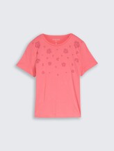 Tee shirt avec imprimé - soft coral pink - Vue de face du produit