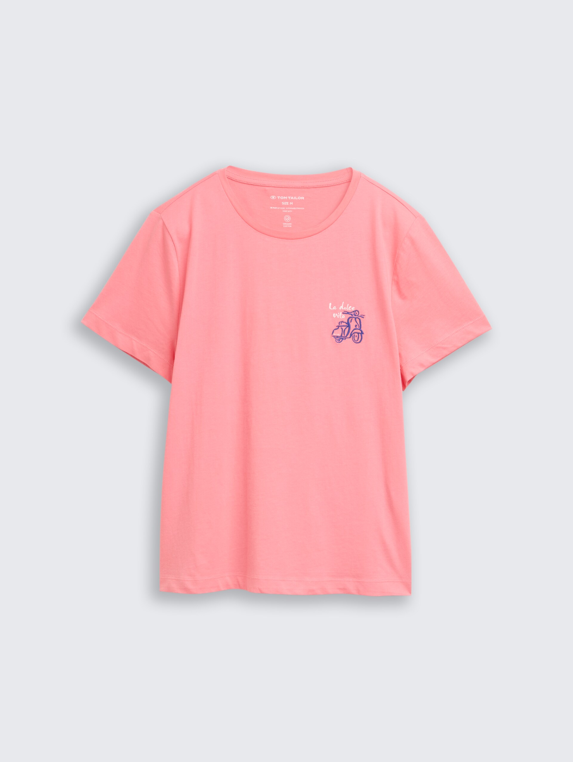 T-shirt met print - soft fuchsia pink - Product vooraanzicht