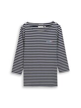 Not Selected, Long-sleeved shirt with striped pattern by , blue
