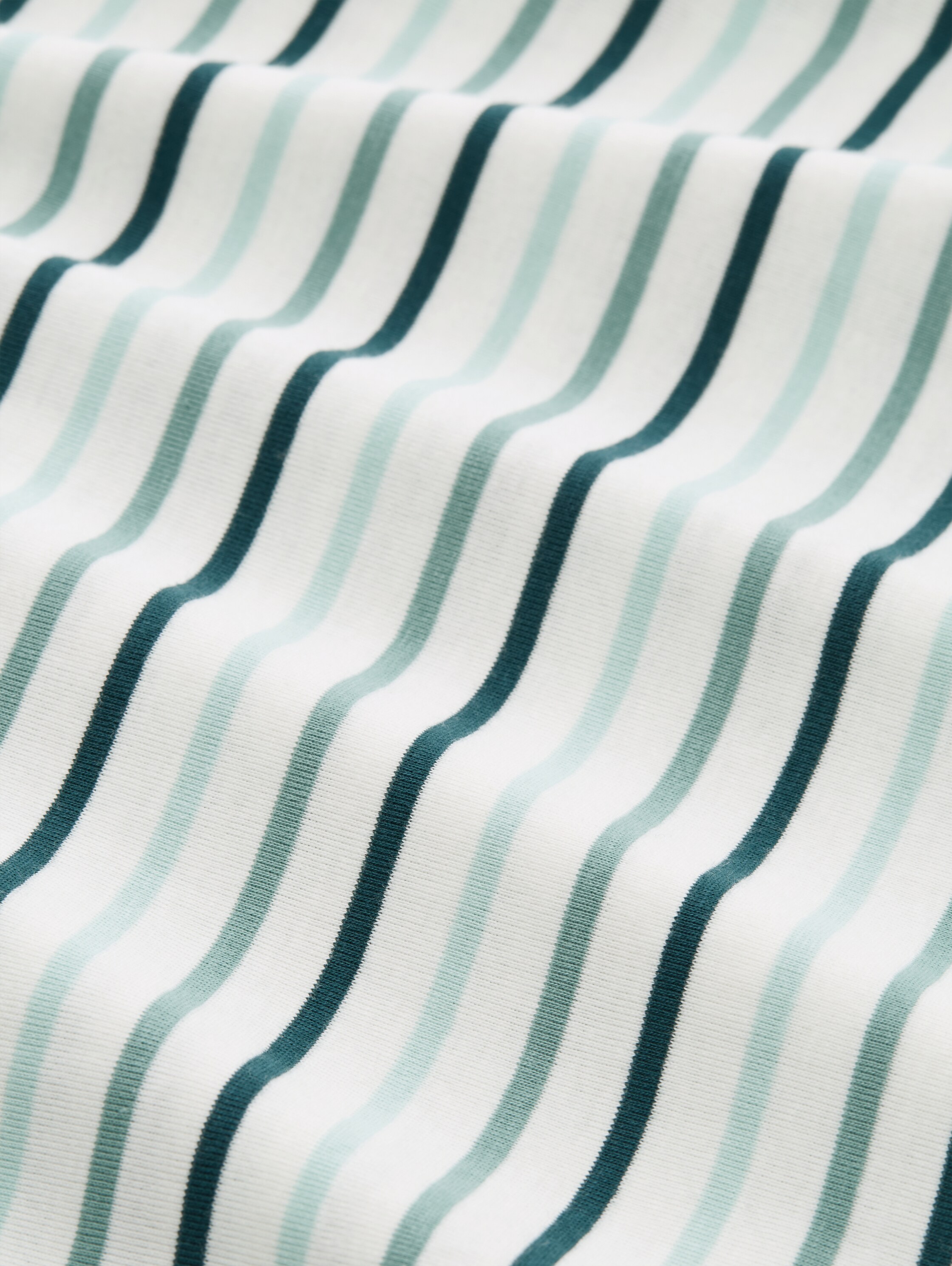 Long-sleeved shirt with striped pattern - blue haze multicolor stripe - Material view