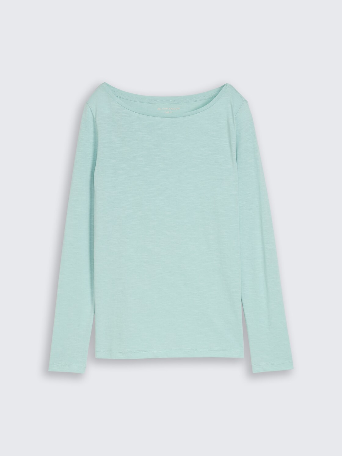 Basic Langarmshirt aus Baumwolle - blue haze - Vorder-Produkt-Ansicht