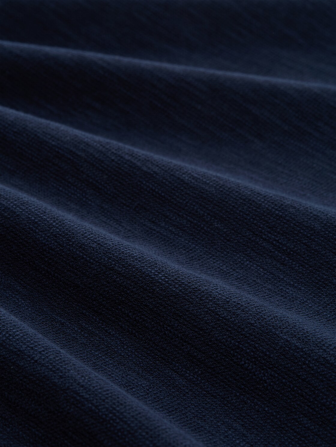 Langarmshirt mit Knopf-Details - sky captain blue - Material-Ansicht