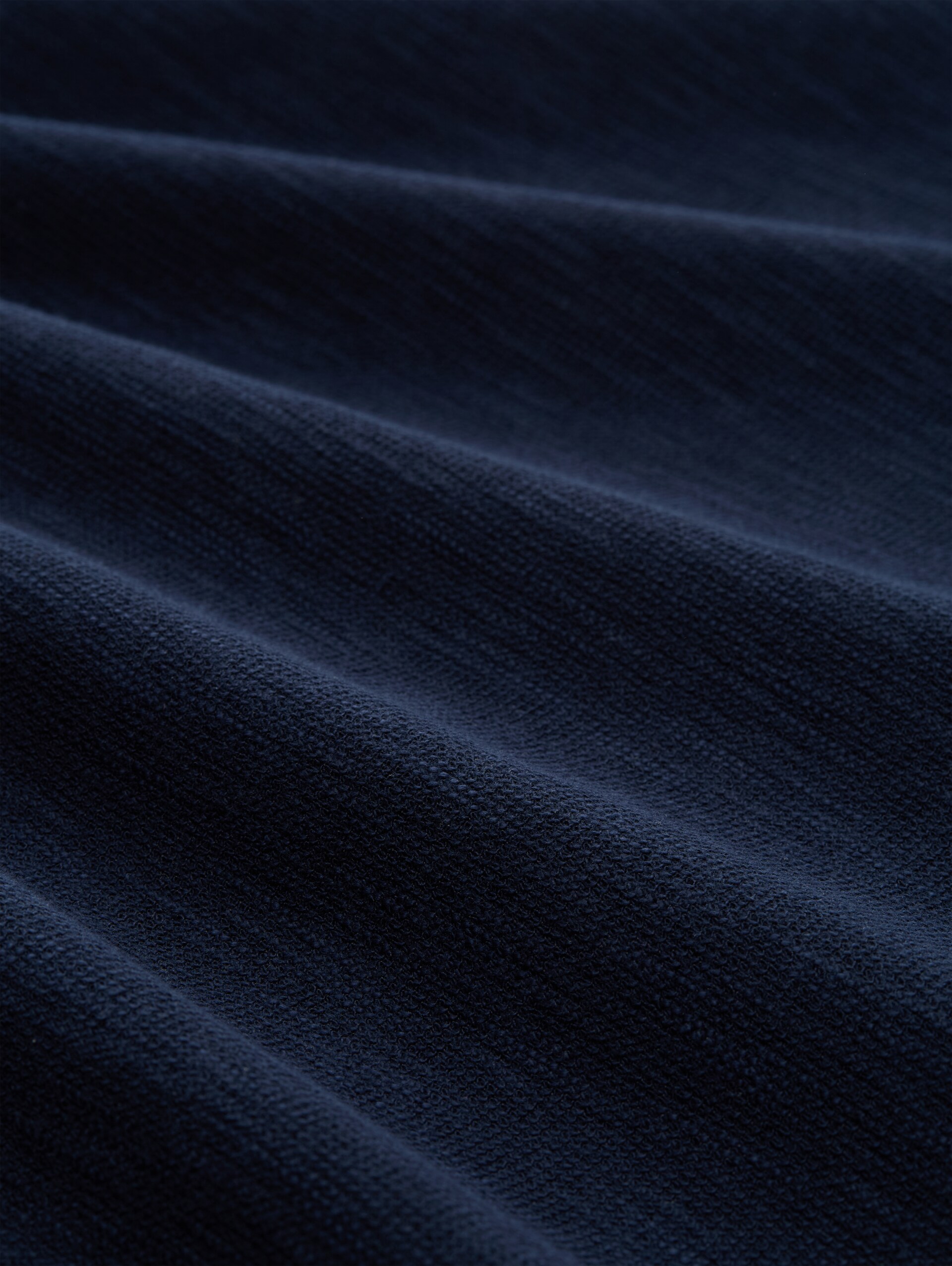 Long-sleeved shirt with button details - sky captain blue - Material view