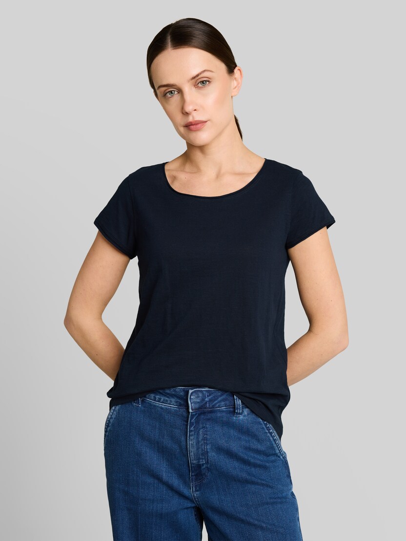 T-Shirt aus Baumwolle von Women, sky captain blue
