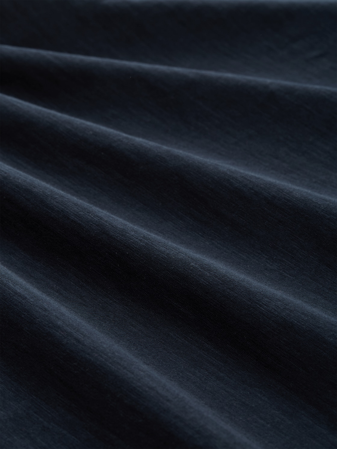 T-Shirt aus Baumwolle - sky captain blue - Material-Ansicht