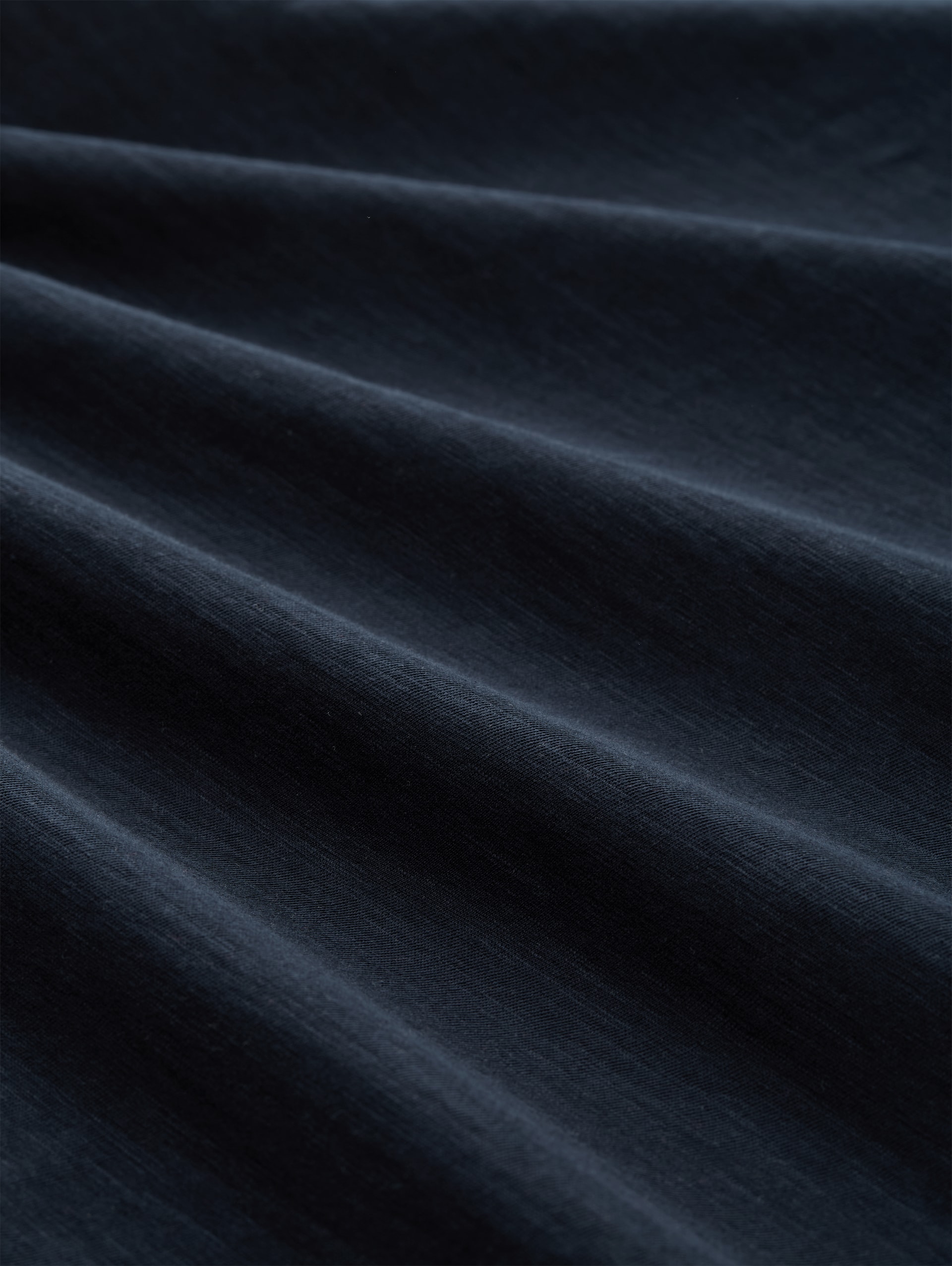 T-Shirt aus Baumwolle - sky captain blue - Material-Ansicht
