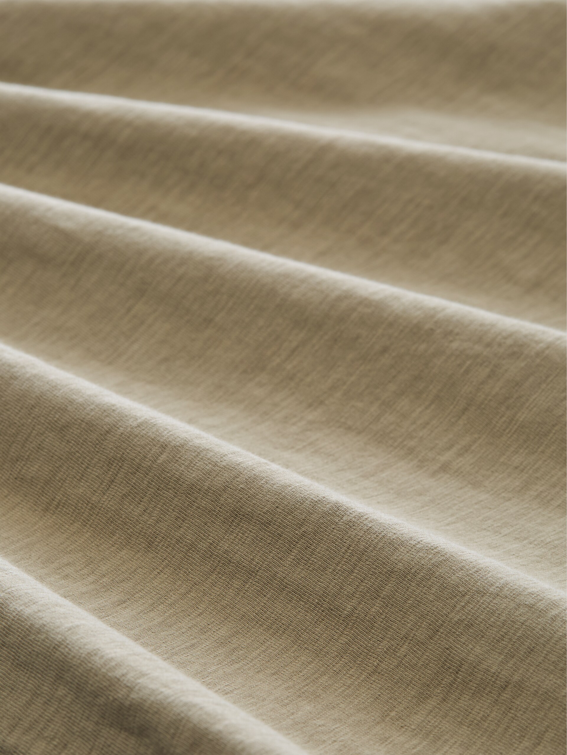 T-shirt van katoen - Silver Olive - Materiaalweergave