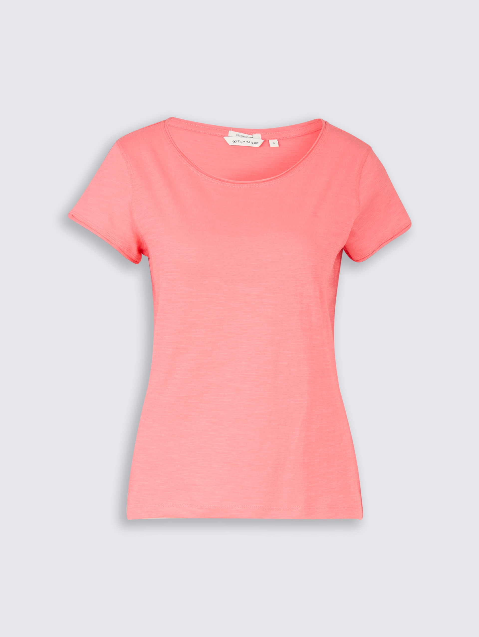 T-Shirt aus Baumwolle - soft coral pink - Vorder-Produkt-Ansicht