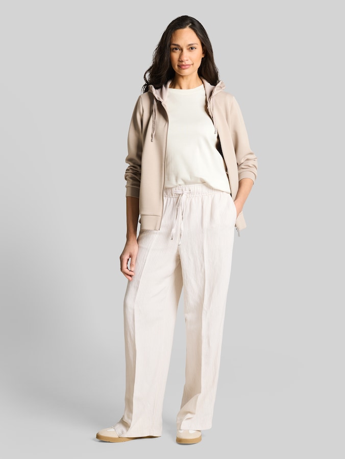 Basic T-Shirt aus Baumwolle von Women, Whisper White