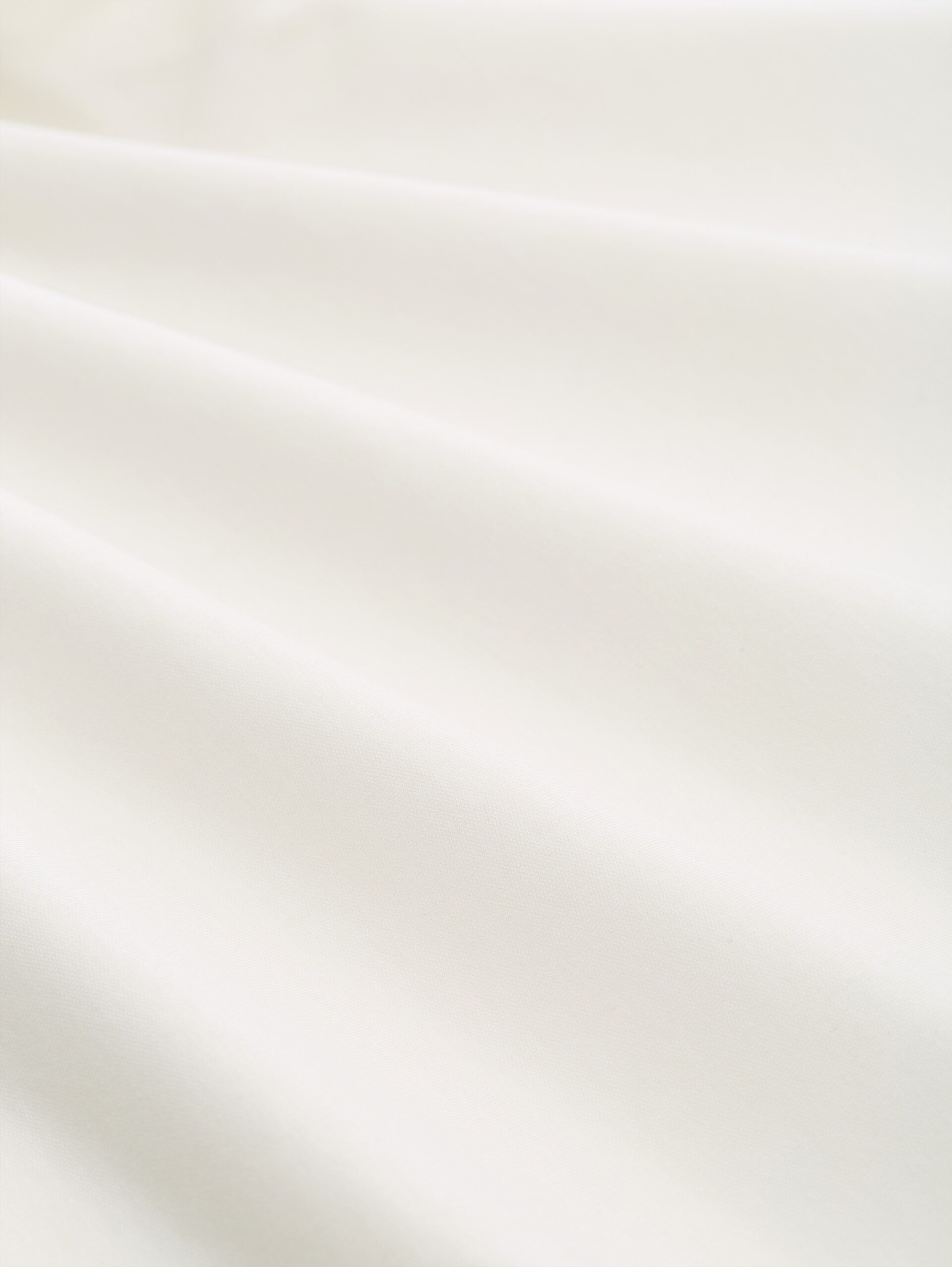 Basic T-Shirt aus Baumwolle - Whisper White - Material-Ansicht