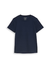 Not Selected, Basic cotton T-shirt by Tom Tailor, blue