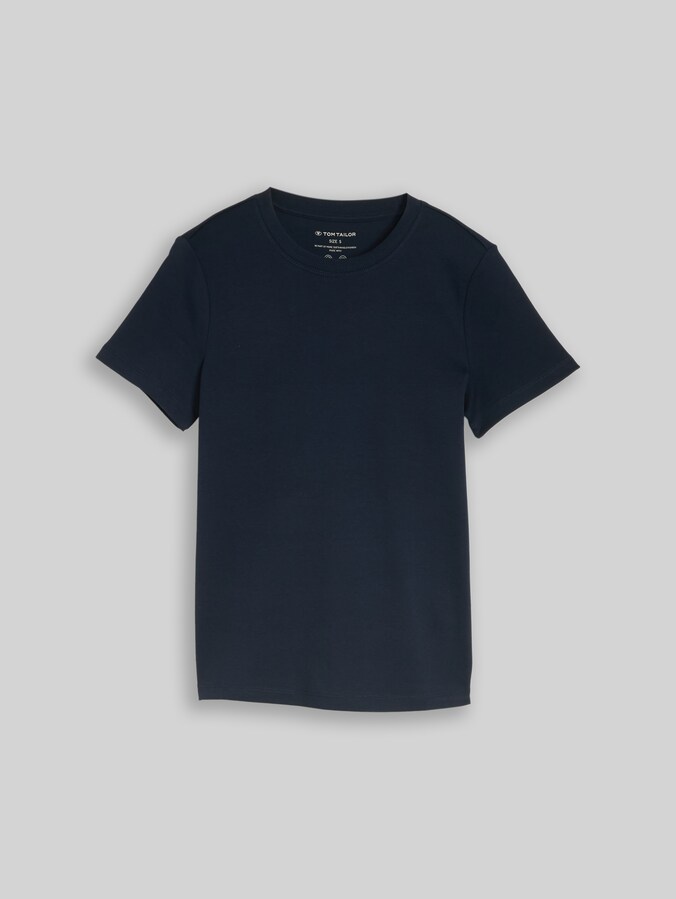 T-shirt basique en coton par Women, sky captain blue