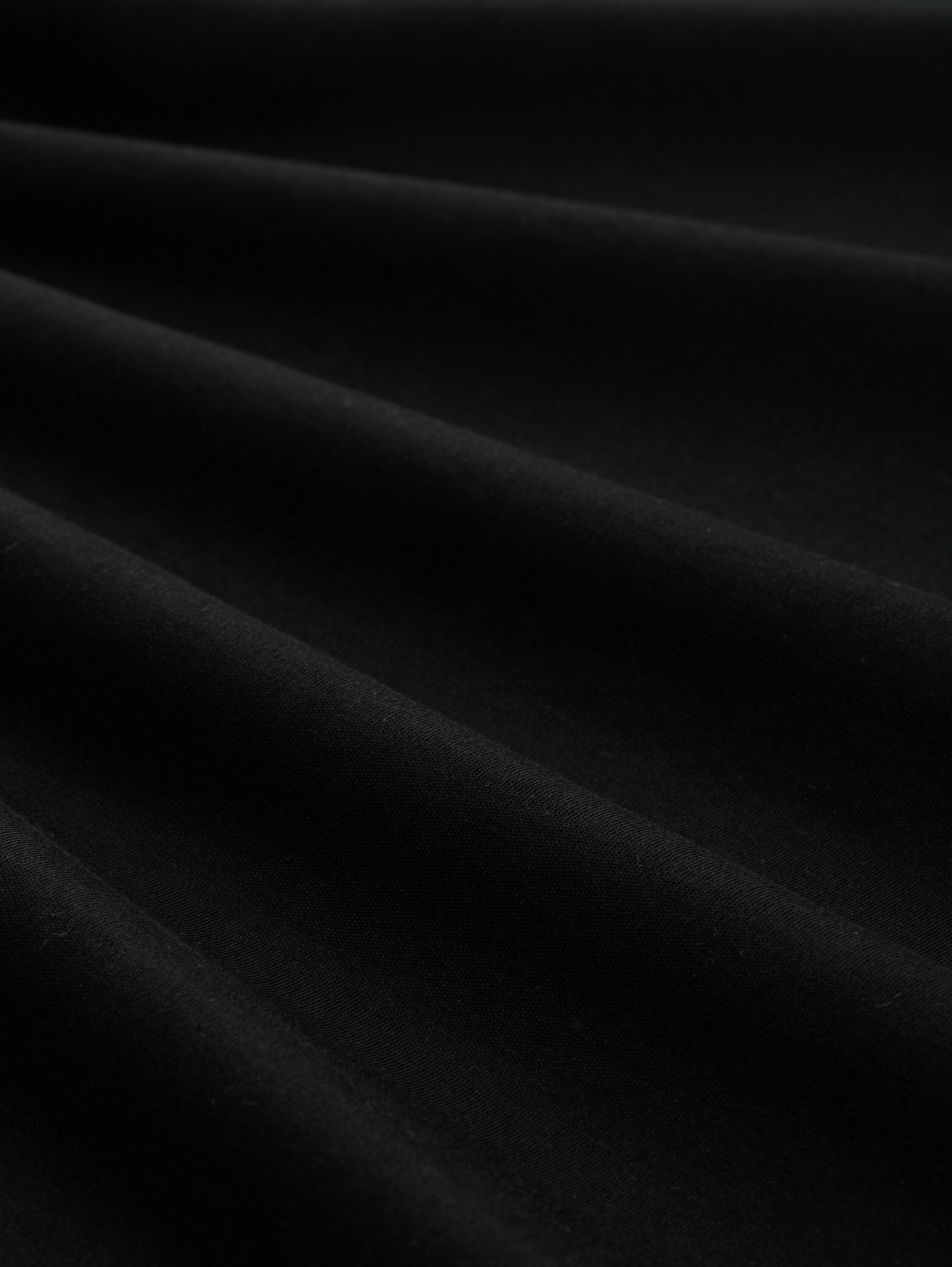 Basic T-shirt van katoen - deep_black_1 - 