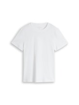 Not Selected, Basic cotton T-shirt by Tom Tailor, white