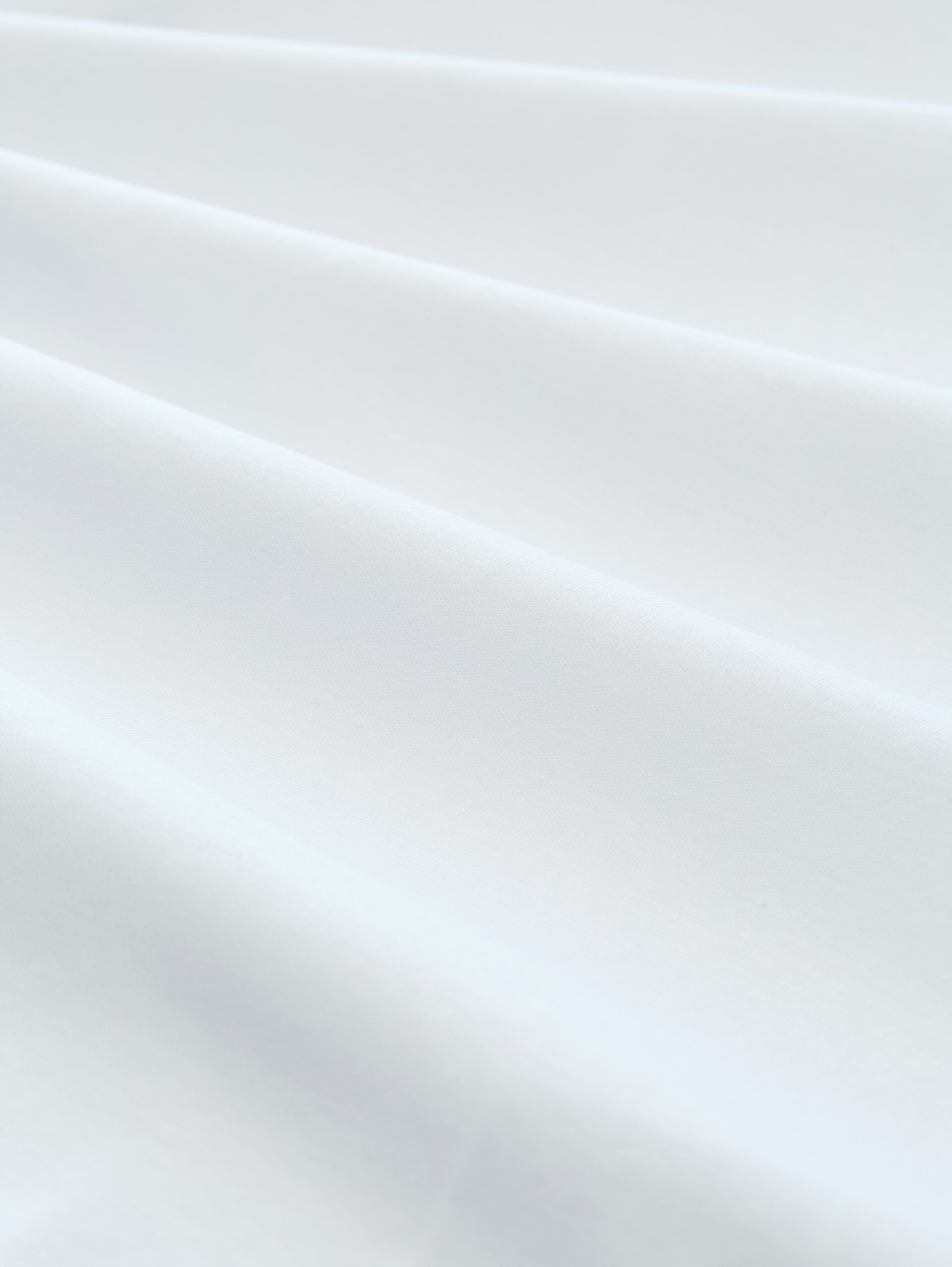 Basic cotton T-shirt - White - Material view