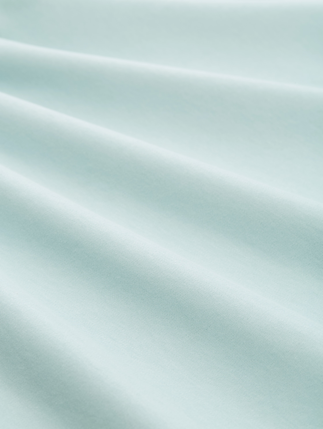 Basic T-Shirt aus Baumwolle - blue haze - Material-Ansicht