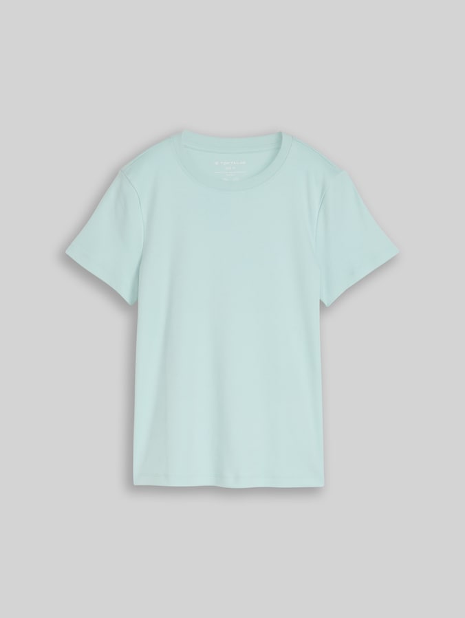 T-shirt basique en coton par Women, blue haze