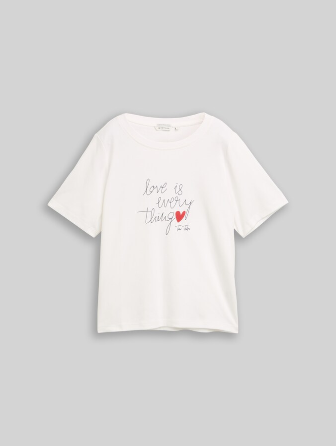 T-shirt en coton par Women, Whisper White