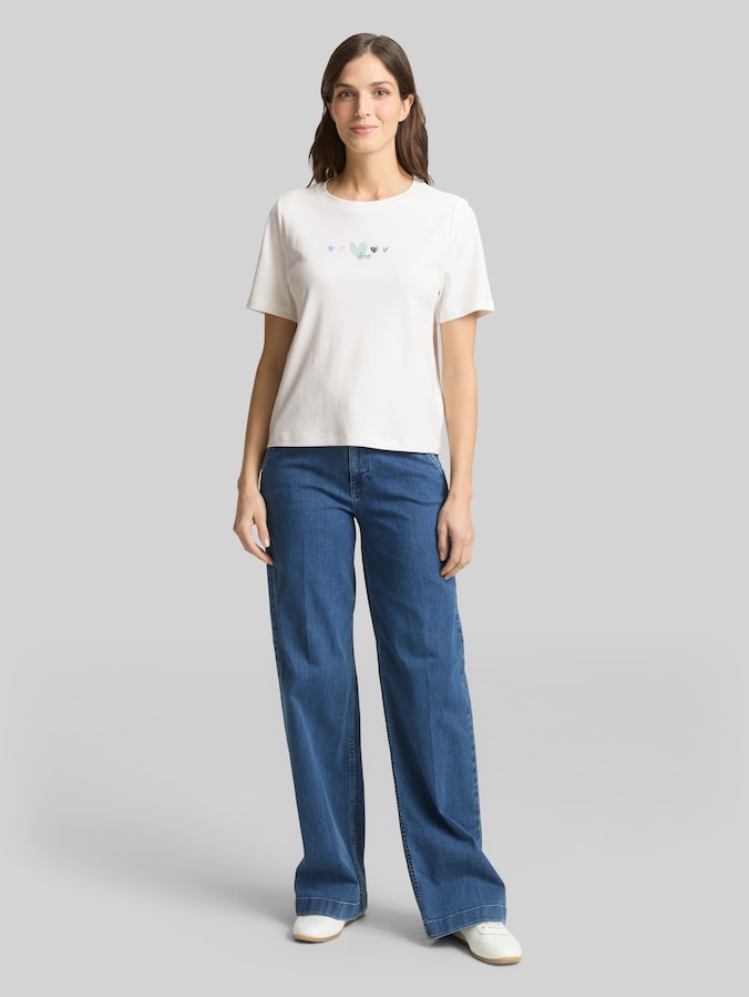 T-Shirt aus Baumwolle von Women, off white